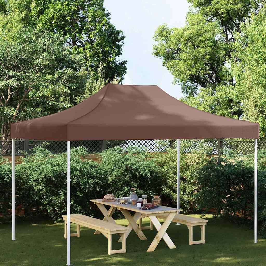 Partyzelt-Dach 3x3 m Beige 270 g/m²