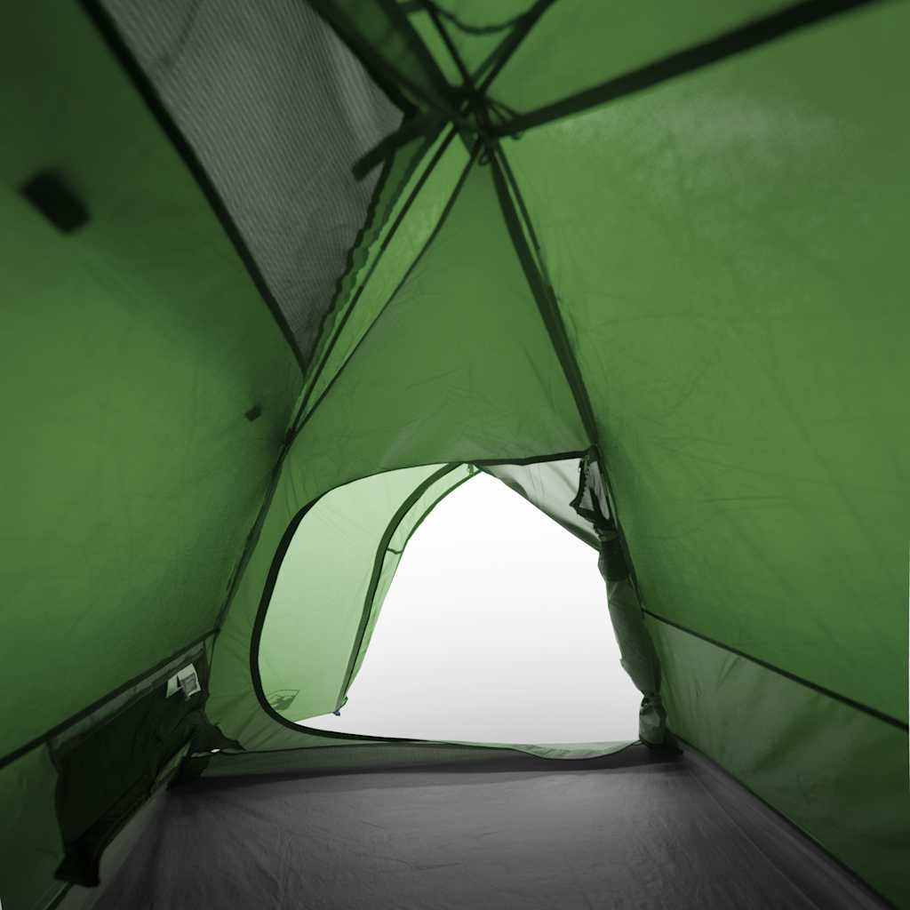 Kuppel-Campingzelt 2 Personen Olivgrün Wasserdicht