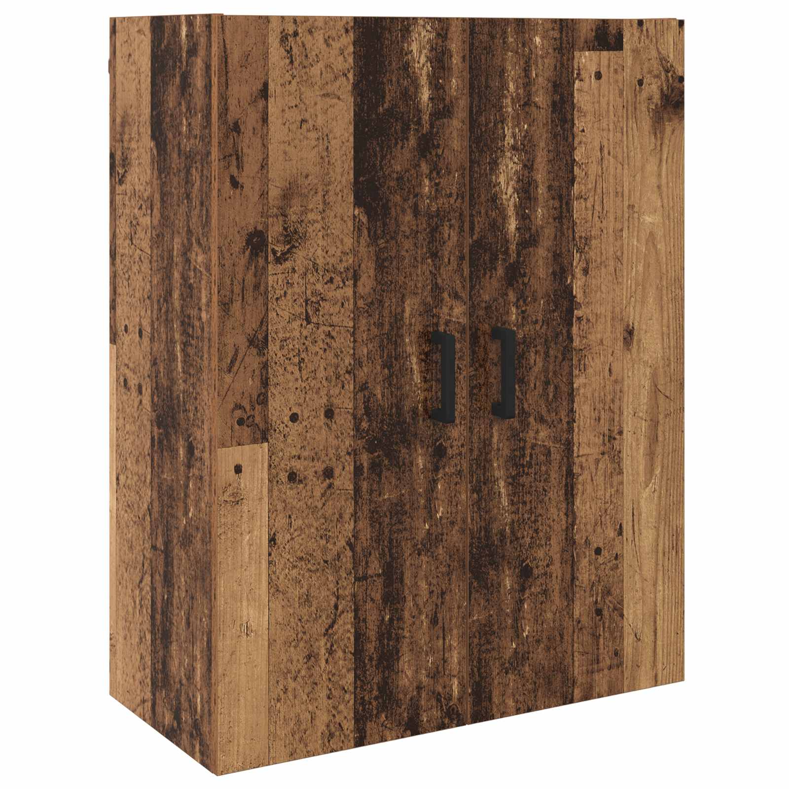 Highboard Betongrau 69,5x34x180 cm Holzwerkstoff