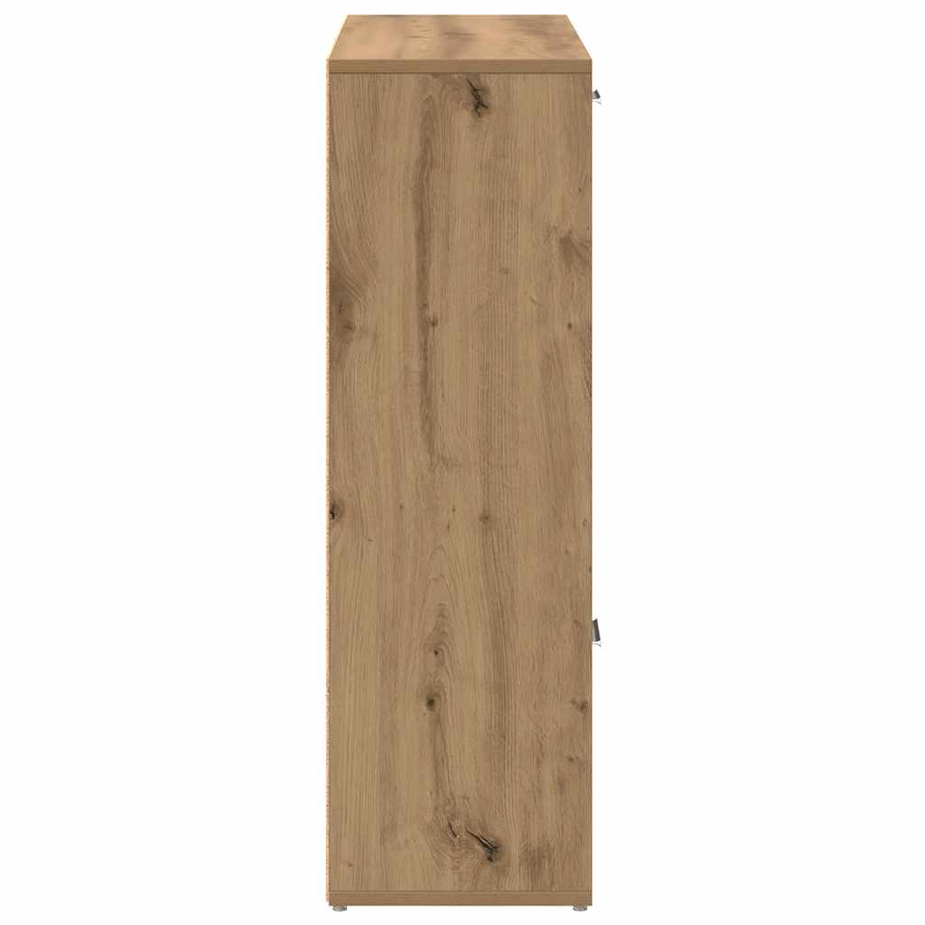 Bücherregal Weiß 90x30x90 cm Holzwerkstoff