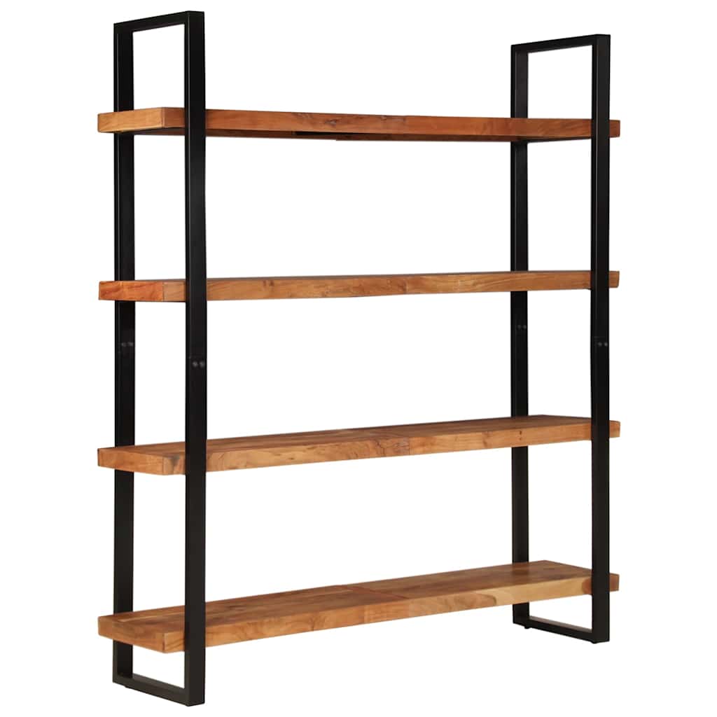 Bücherregal mit 4 Böden 80x40x180 cm Altholz Massiv