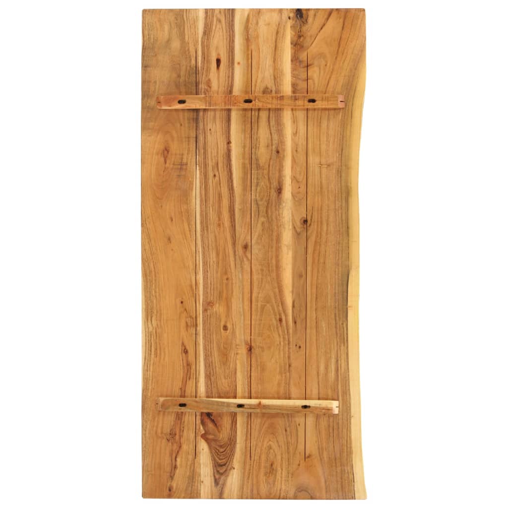 Badezimmer-Waschtischplatte Massivholz Akazie 100x52x2,5 cm