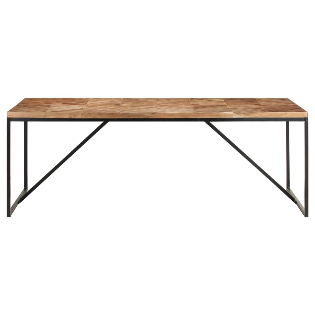 Esstisch 140x70x76 cm Massivholz Akazie und Mango