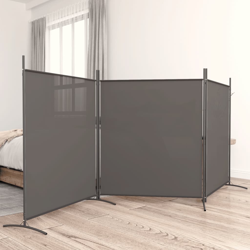 Einzel Panel Raumteiler Beige 175 x 180 cm Stoff