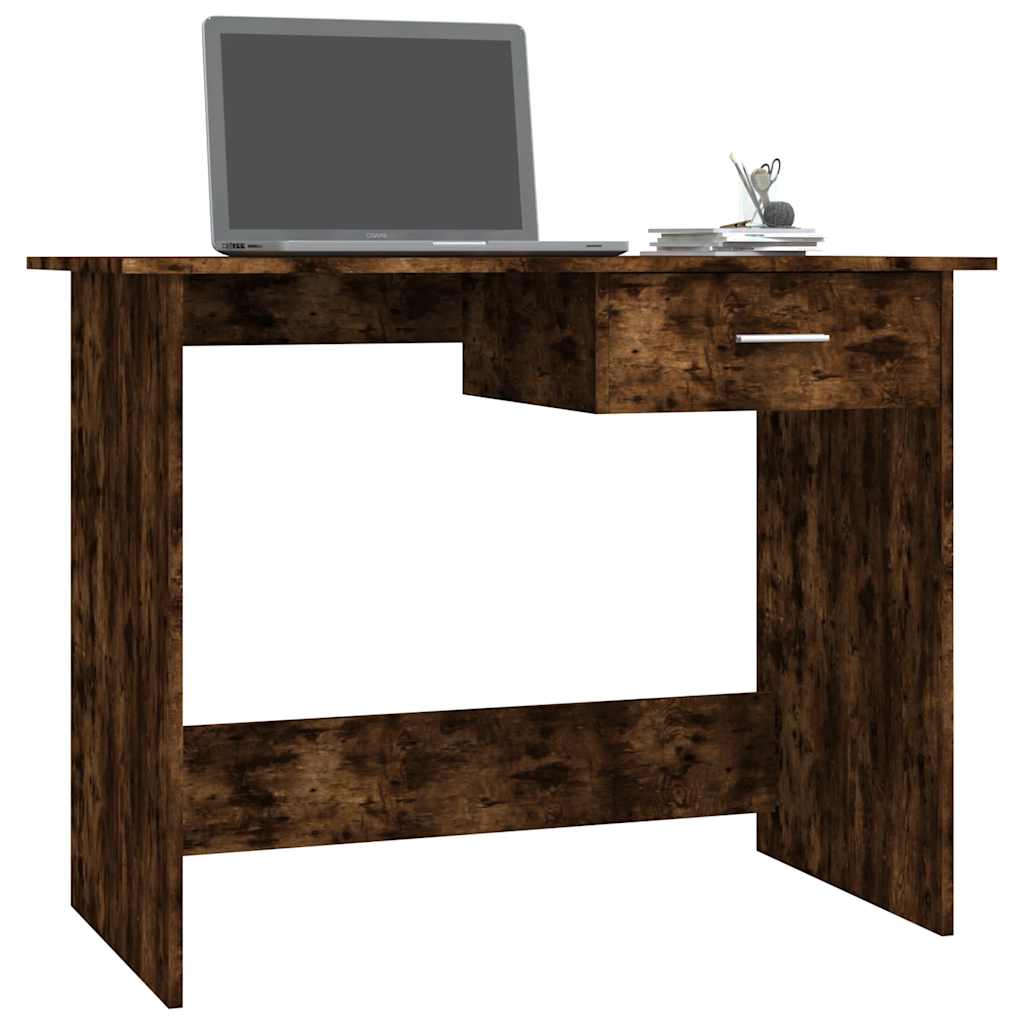 Schreibtisch Weiß 100x50x76 cm Holzwerkstoff