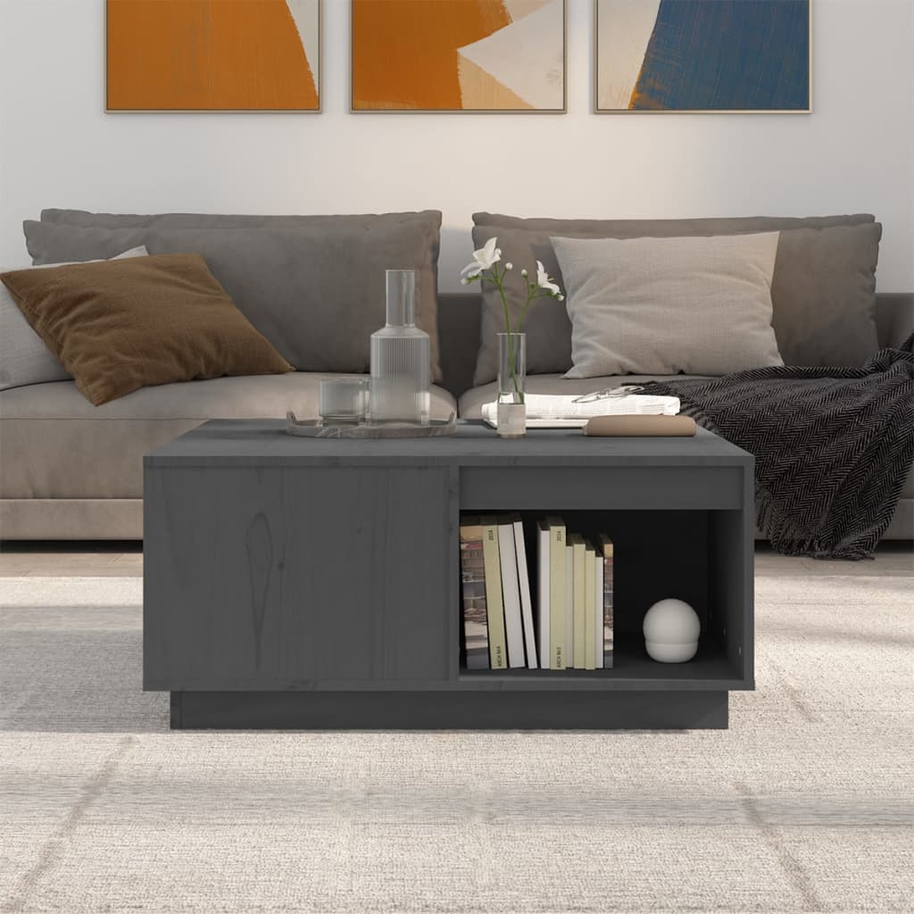 Couchtisch 100x101x40,5 cm Massivholz Kiefer