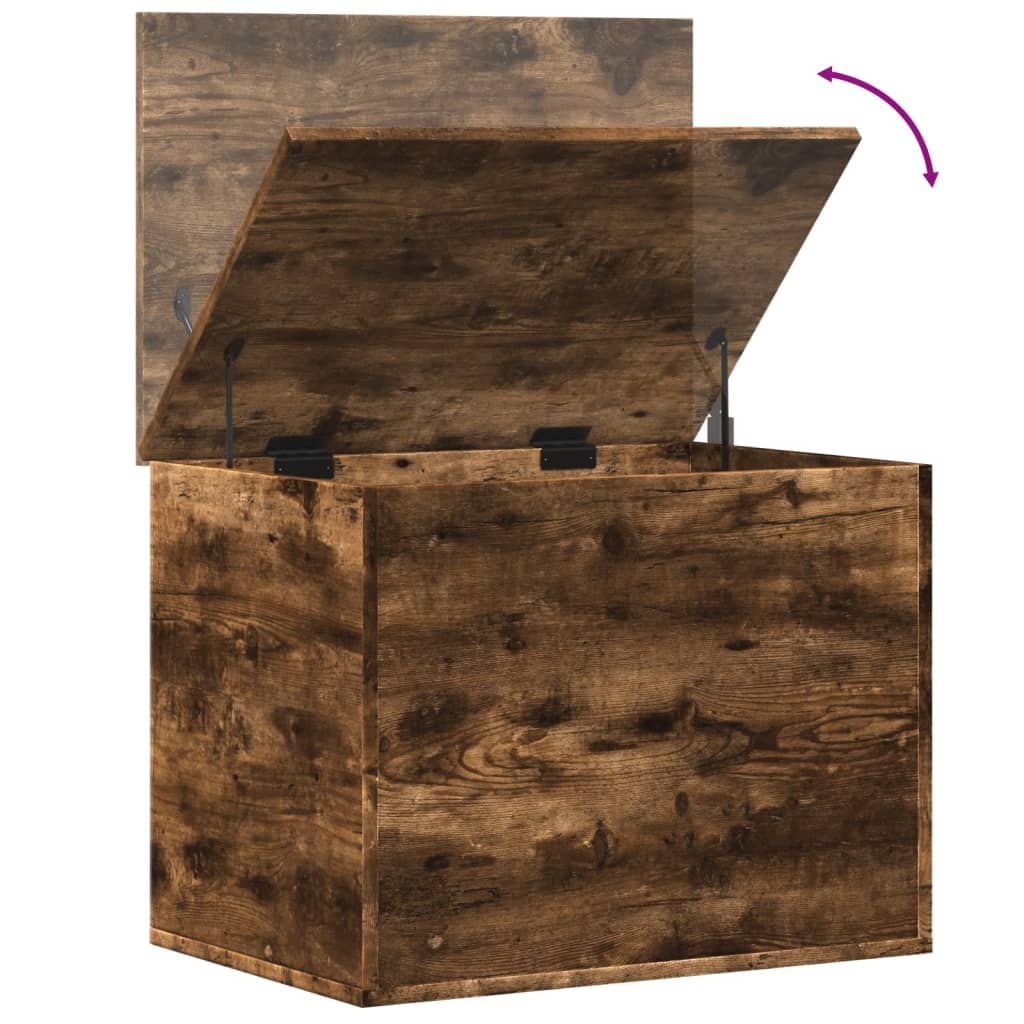 Aufbewahrungstruhe Weiß 84x42x46 cm Holzwerkstoff