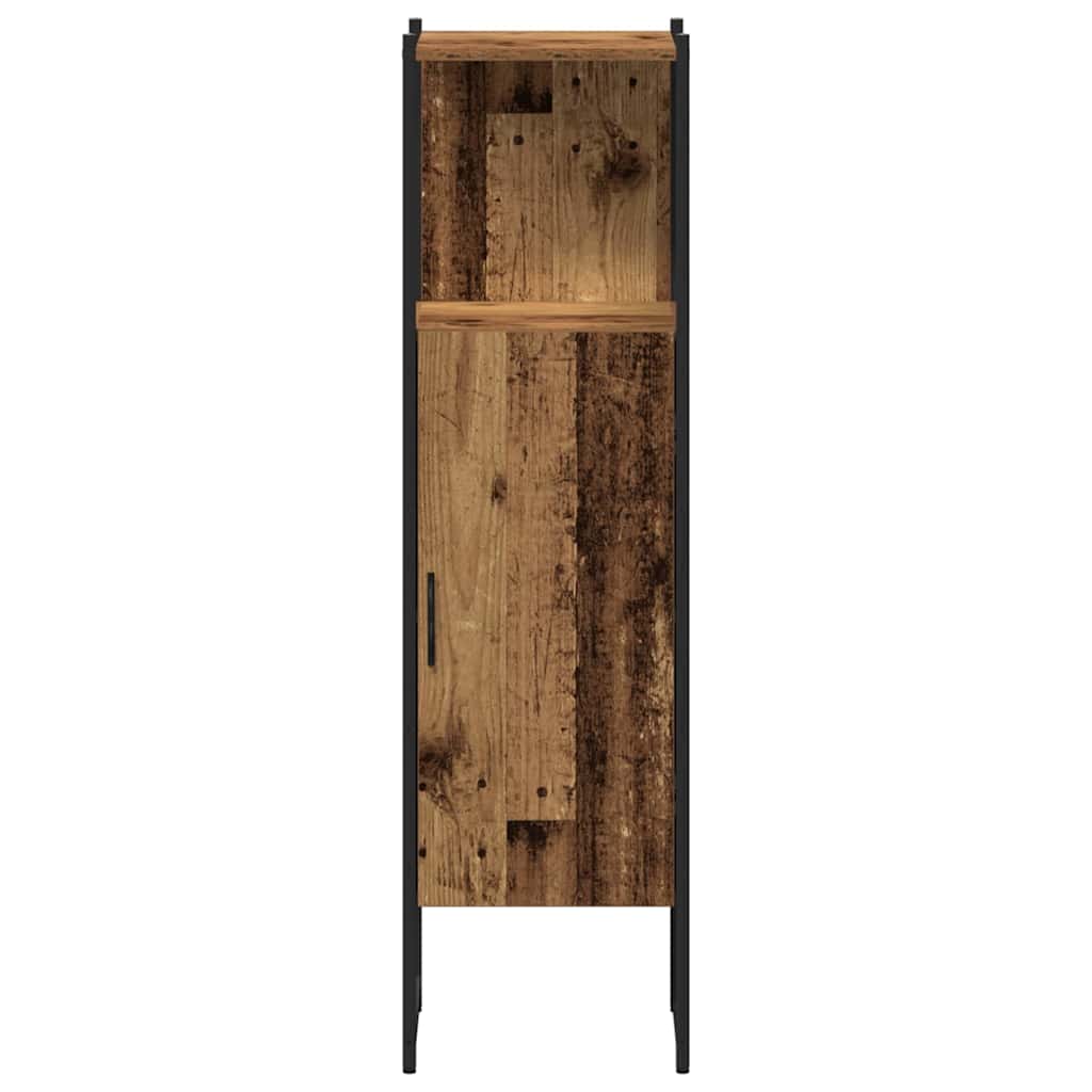 3-tlg. Badmöbel-Set Räuchereiche Holzwerkstoff