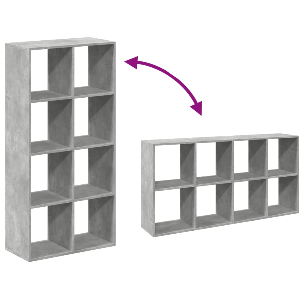Bücherregal Weiß 137,5x29x137,5 cm Holzwerkstoff