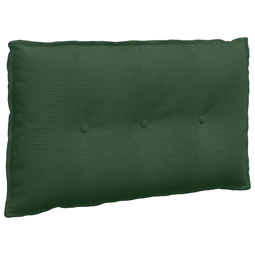 Rückenkissen Hellgrau 50 x 45 cm Cordstoff