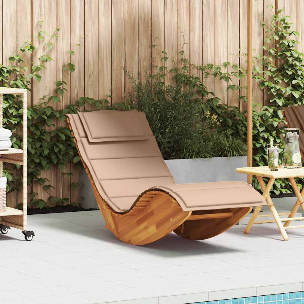 Schaukelstühle Sonnenliegen 2 Stk. Akazienholz