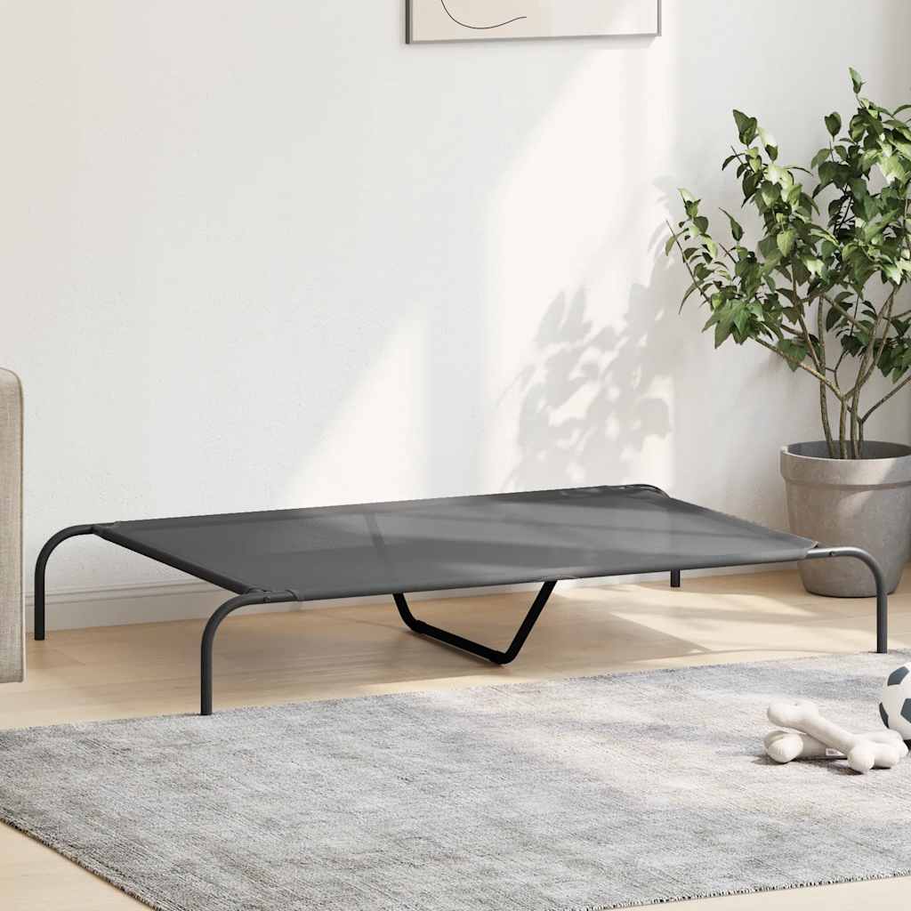 Erhöhtes Hundebett Schwarz S Textilene