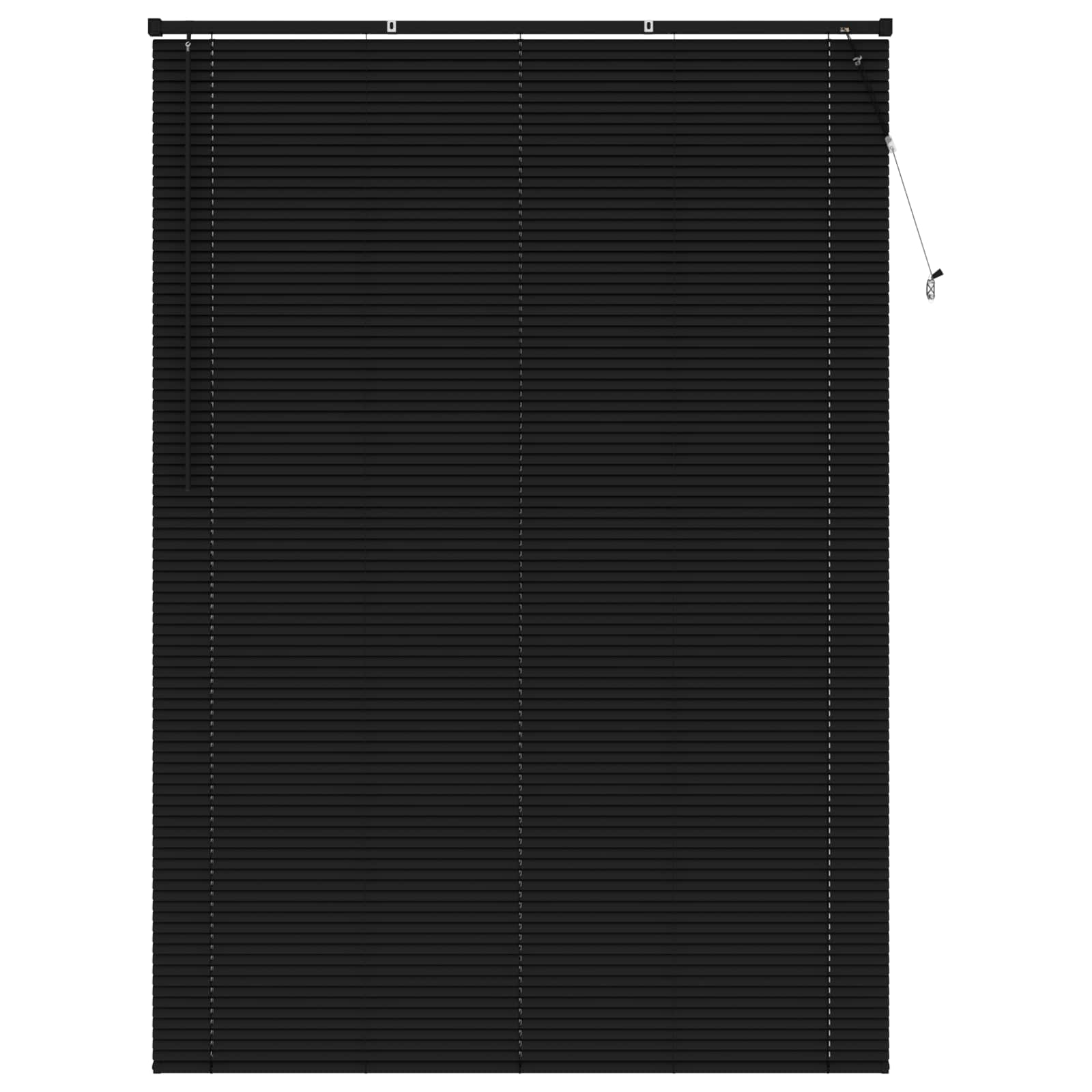 Jalousie Silber Grau 150 x 40 cm 25 mm PVC