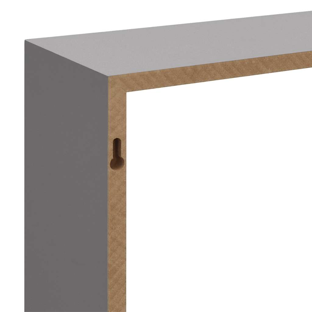 Würfelregale 3 Stk. Schwarz MDF