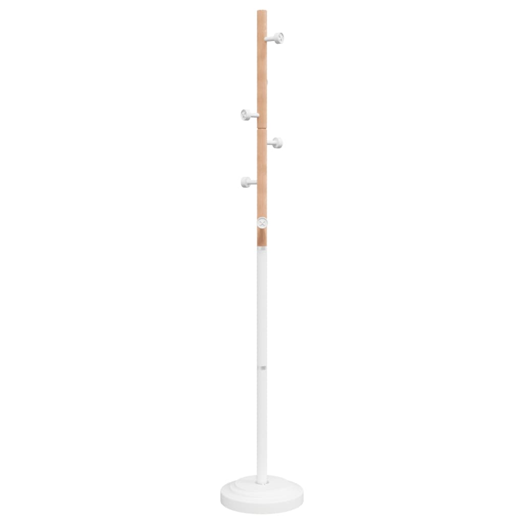 Garderobenständer Schwarz 177 cm Pulverbeschichtetes Eisen