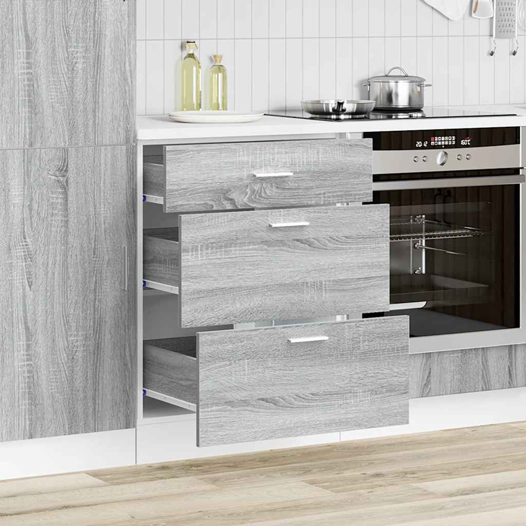 Unterschrank Lyon Weiß 60x46x81,5 cm Holzwerkstoff