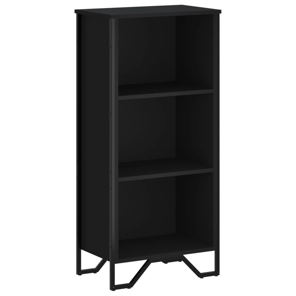 Bücherregal Schwarz 80x31x169 cm Holzwerkstoff