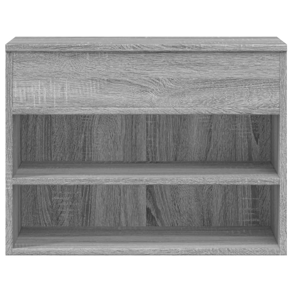 Schuhbank Weiß 60x30x45 cm Holzwerkstoff