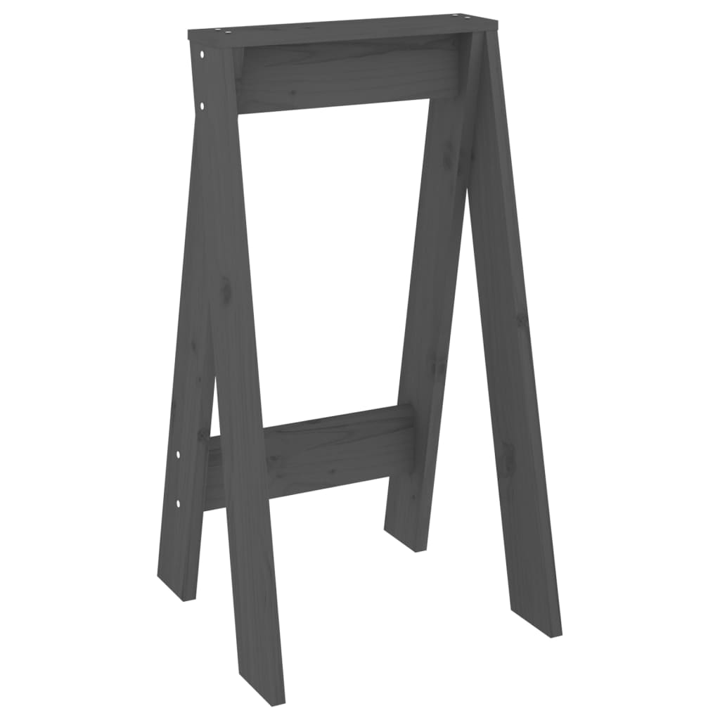 Hocker 2 Stk. 40x40x45 cm Massivholz Kiefer