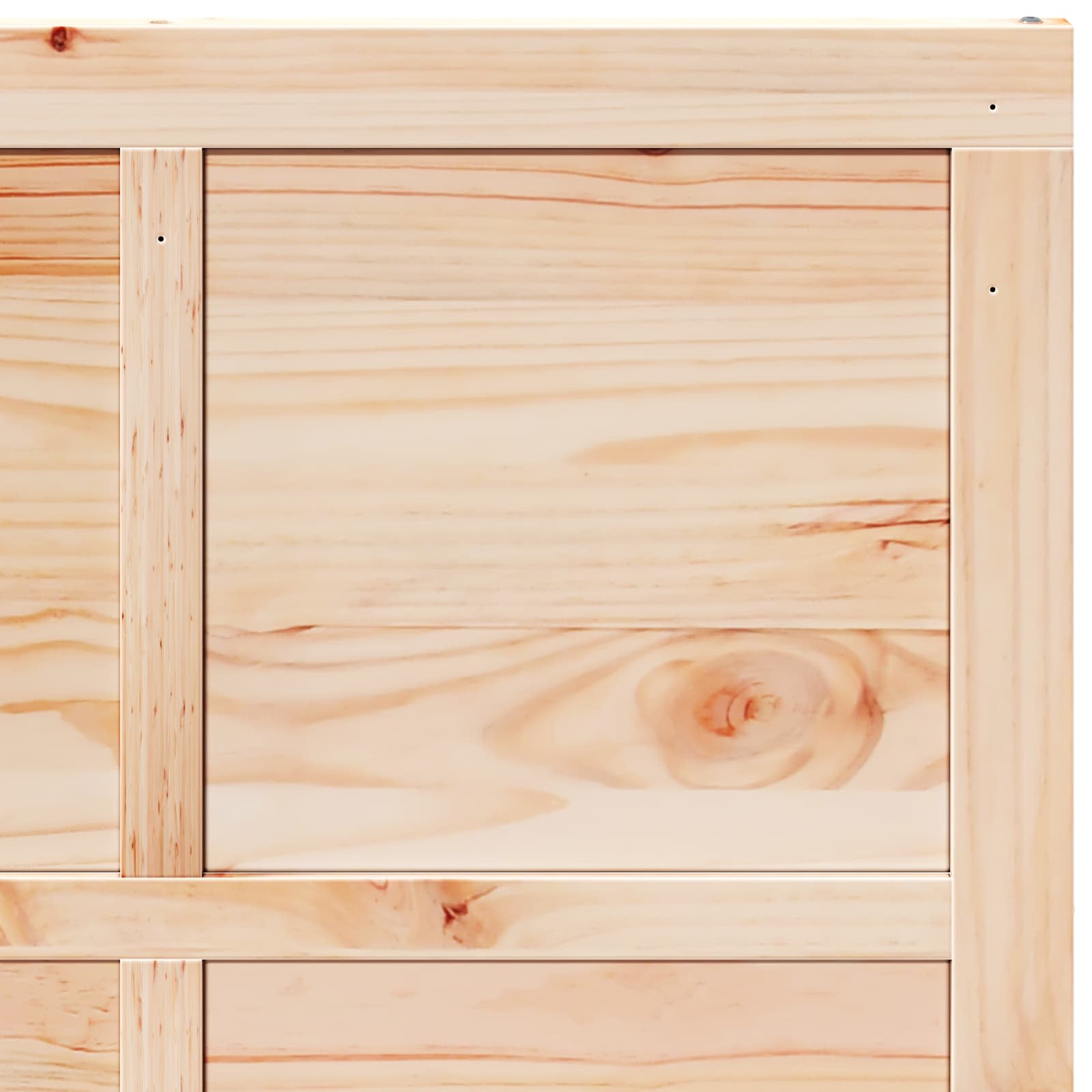 Scheunentür Natur 100 x 2,5 x 208 cm Massives Kiefernholz