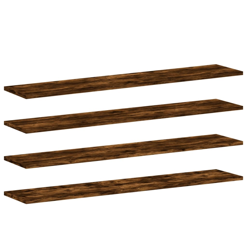 Bücherregal-Bretter 4 Stk. Weiß 40x10x1,5 cm Holzwerkstoff