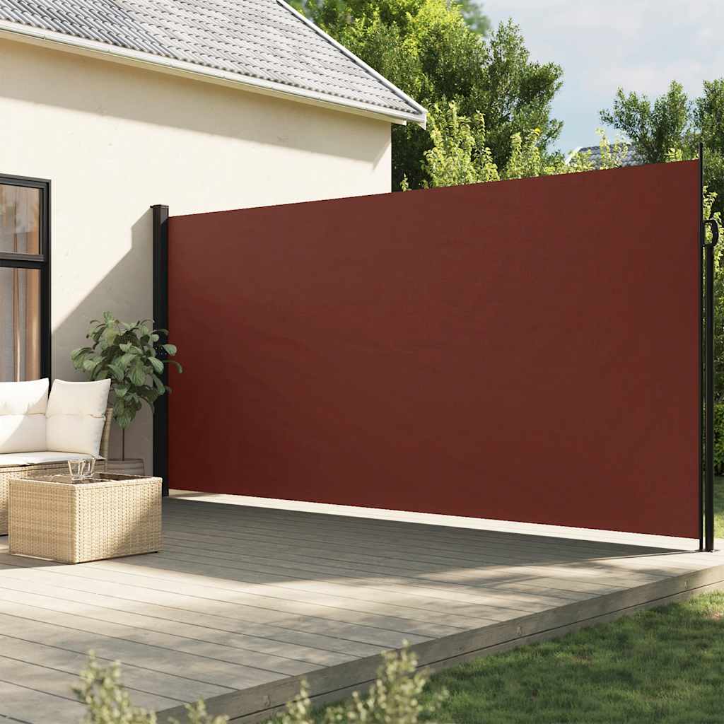 Seitenmarkise Ausziehbar Schwarz 100x300 cm