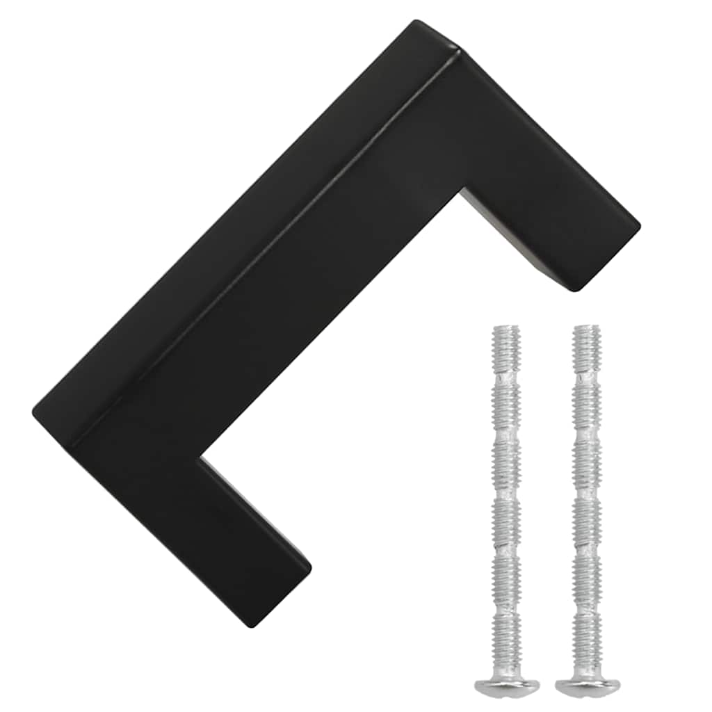 Möbelgriffe 10 Stk. Silbern 64 mm Edelstahl