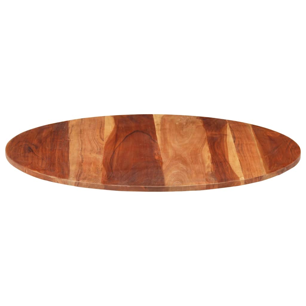 Tischplatte Massivholz Akazie Rund 15-16 mm 40 cm