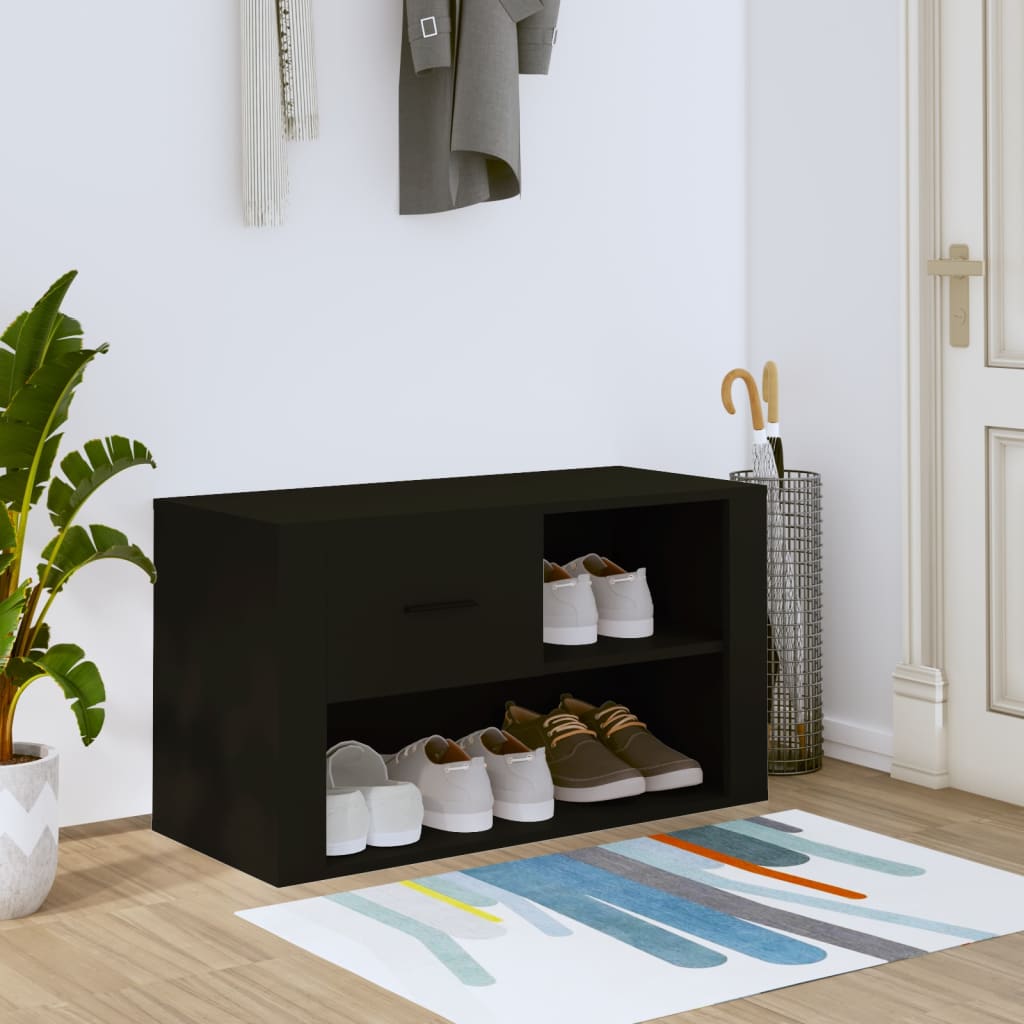 Schuhschrank Weiß 80x35x45 cm Holzwerkstoff