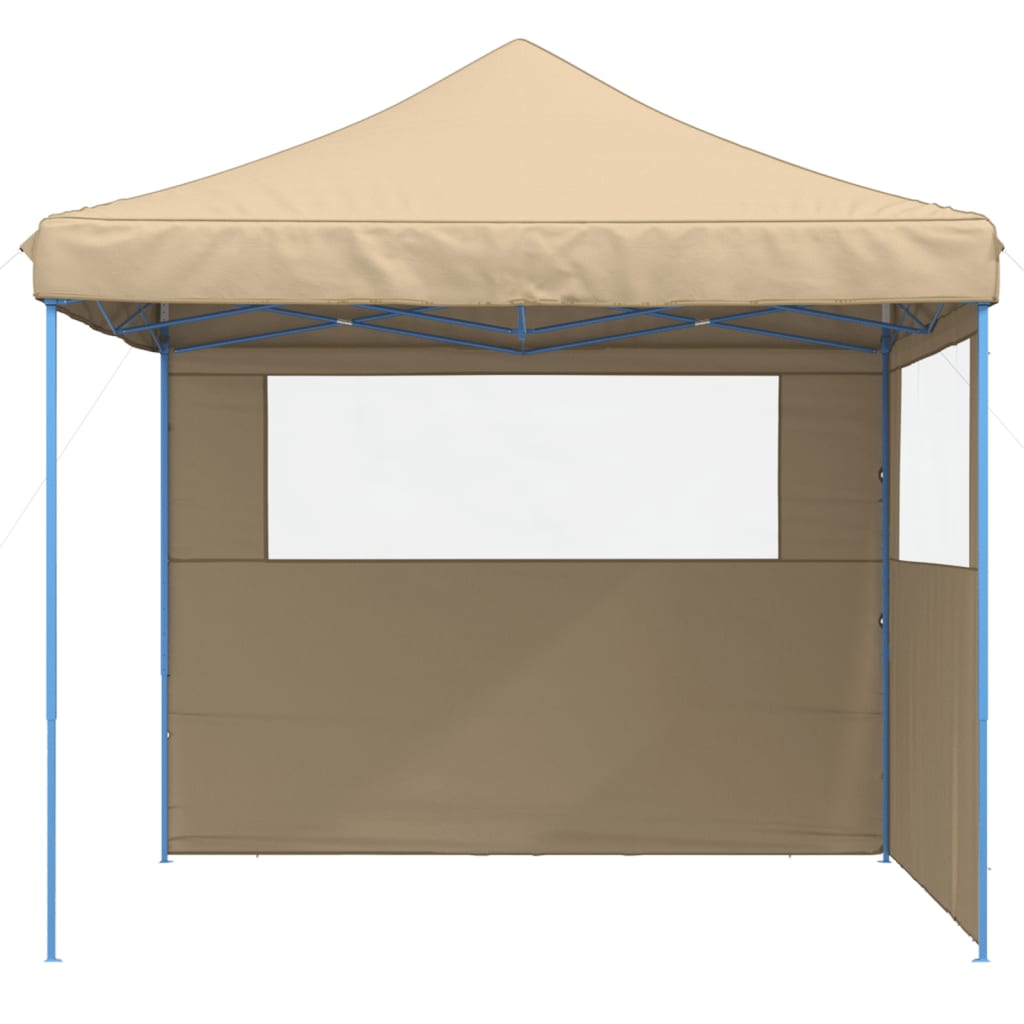 Partyzelt Faltbar Pop-Up Schwarz 292x292x315 cm