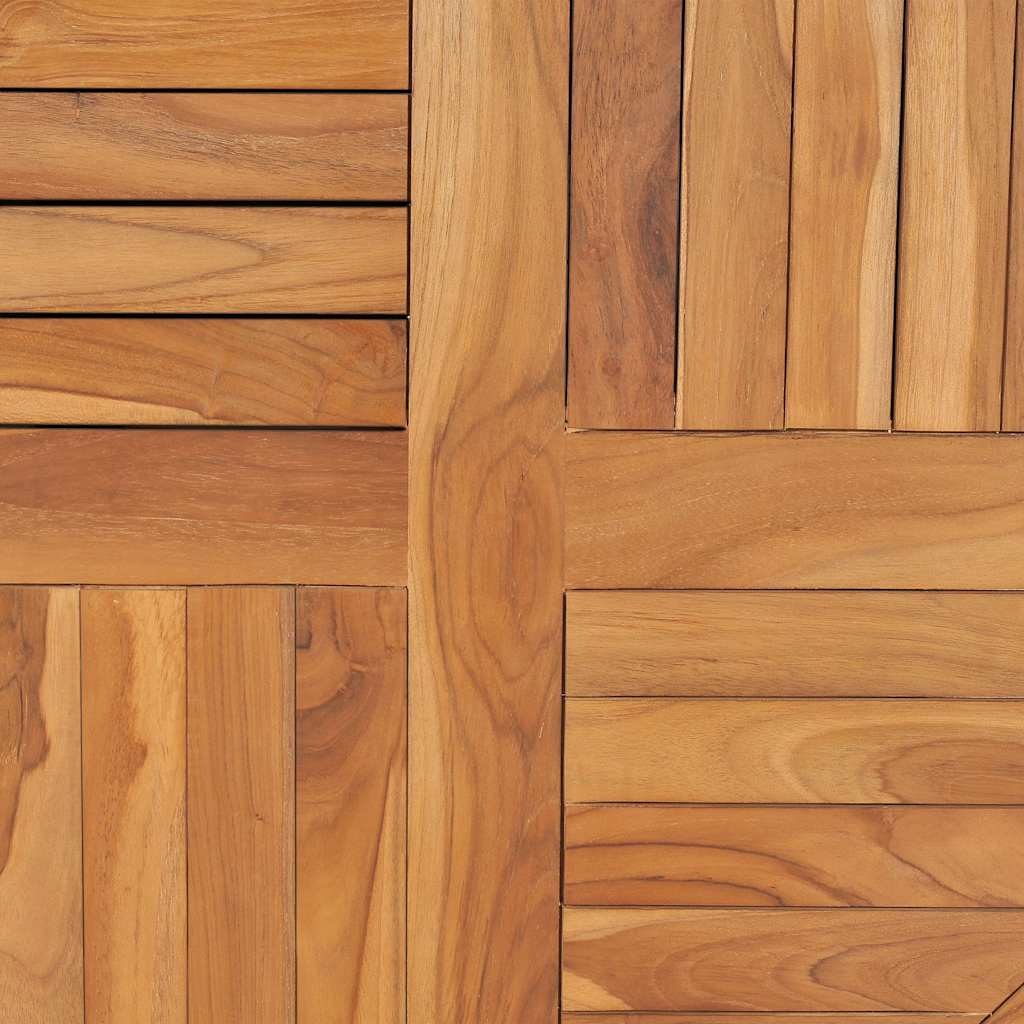 Tischplatte Massivholz Teak Rund 2,5 cm 40 cm