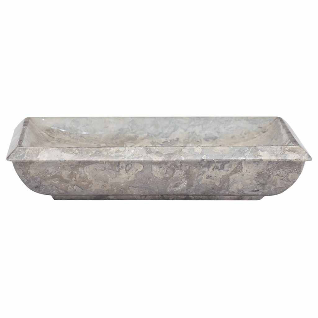 Waschbecken Creme 50x35x10 cm Marmor