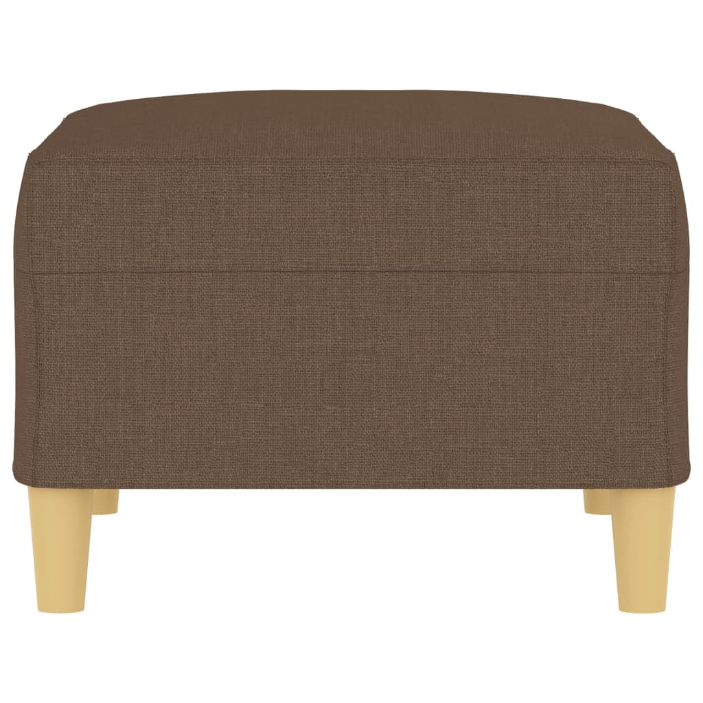 Fußhocker Hellgrau 60x50x41 cm Stoff