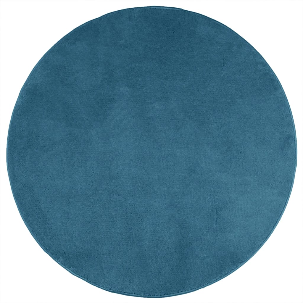 Teppich OVIEDO Kurzflor Anthrazit 120x120 cm