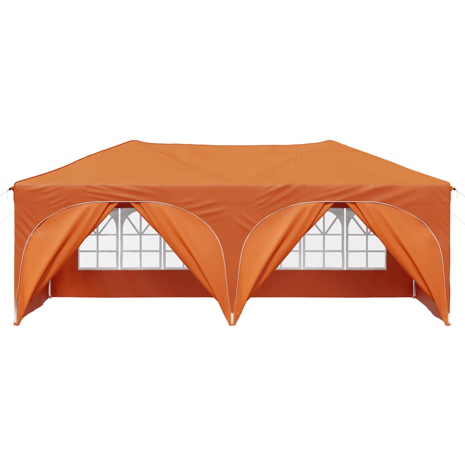 Pop-up Partyzelt 575 x 288 x 245 cm Creme Oxford-Stoff