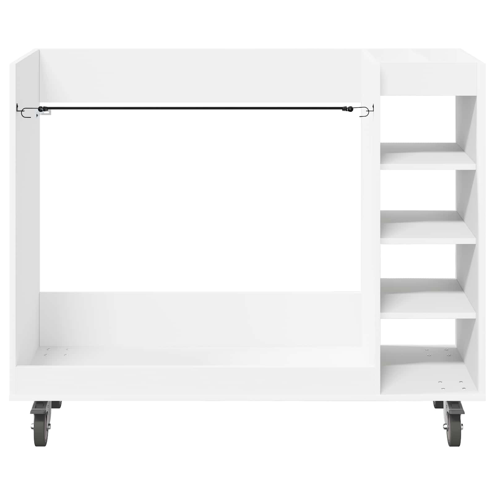 Golf Schrank Mit Rad Uni Weiß 65 x 45 x 98 cm
