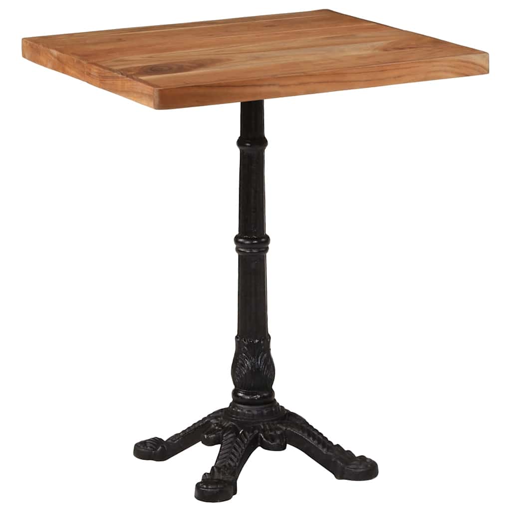 Bistrotisch 60x60x77 cm Raues Mangoholz