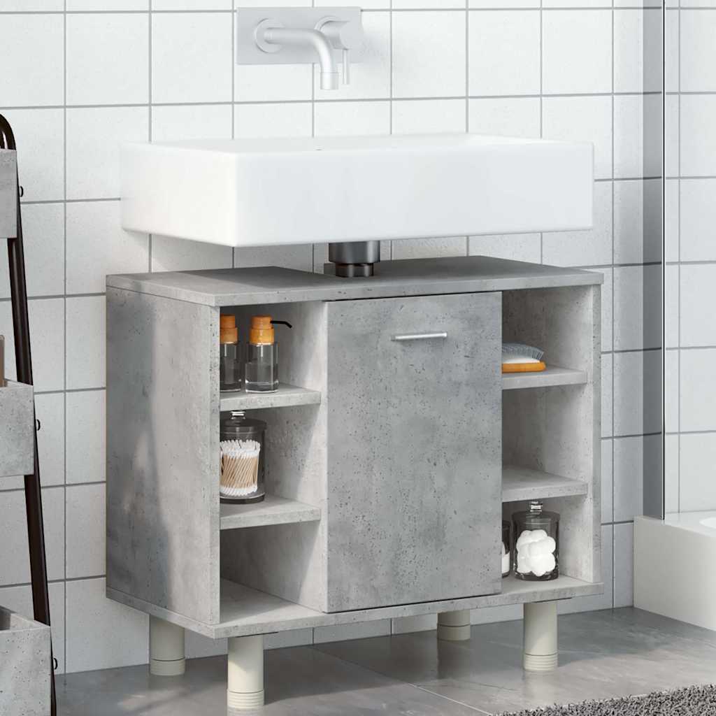 Badezimmerschrank Weiß 60x32x53,5 cm Holzwerkstoff