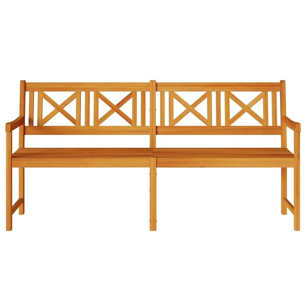 Bank Outdoor Natur 110 x 56 x 90 cm Massivholz Akazie