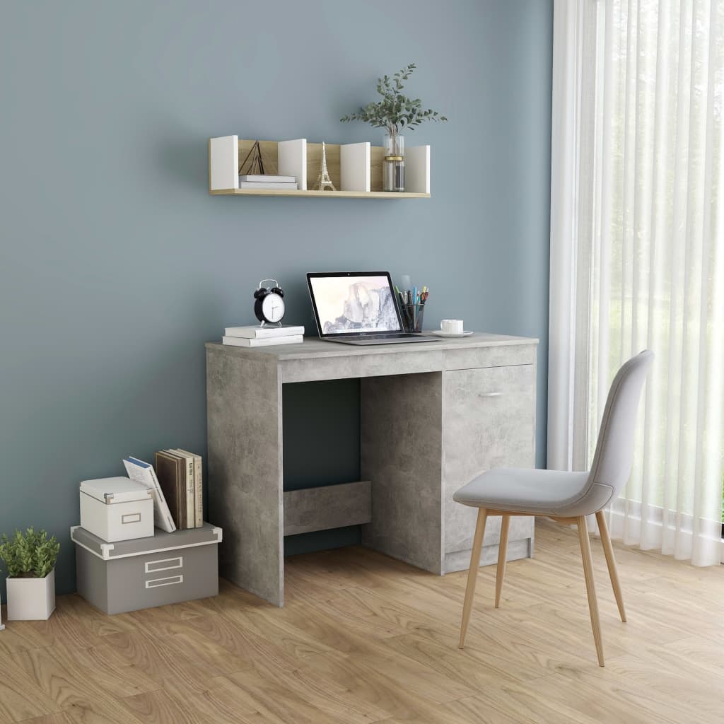 Schreibtisch Weiß 100×50×76 cm Holzwerkstoff