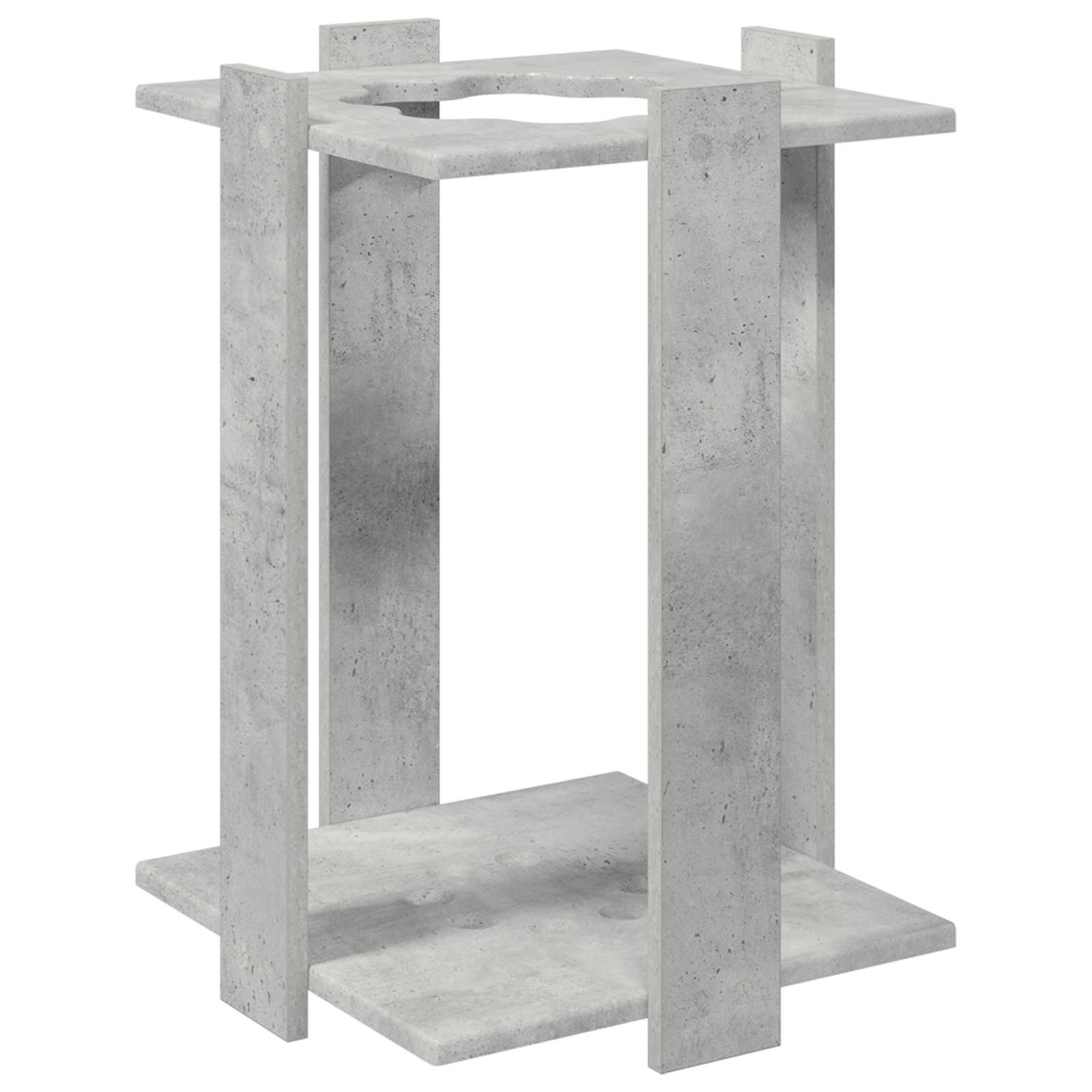 Billardqueue-Ständer Holzwerkstoff 42 x 43 x 60 cm Weiß