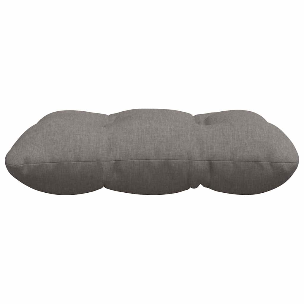 Sitzkissen 4 pcs Hellgrau 40 x 40 x 12 cm Stoff