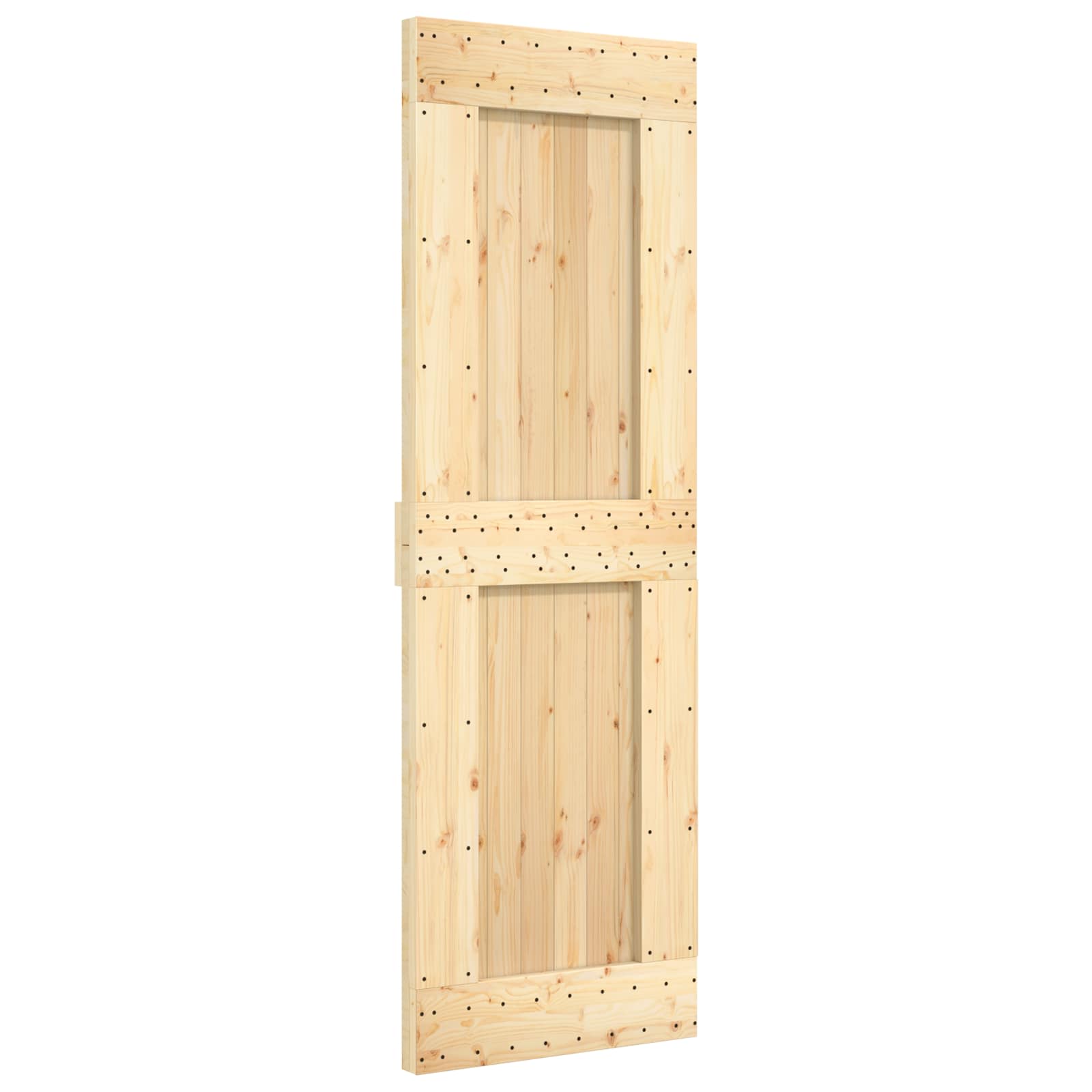 Tür NARVIK Natur 80 x 210 cm Massivkiefer