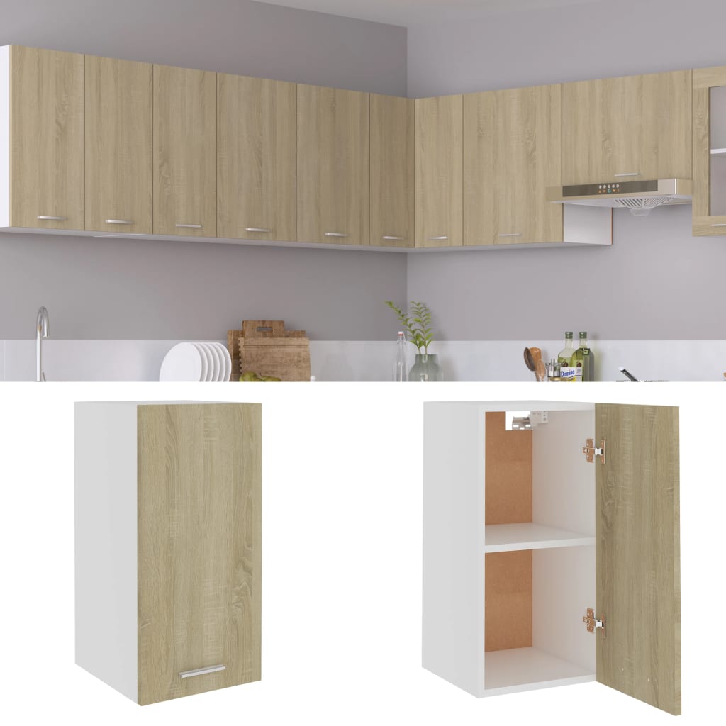 Spülenunterschrank Sonoma-Eiche 80x46x81,5 cm Holzwerkstoff