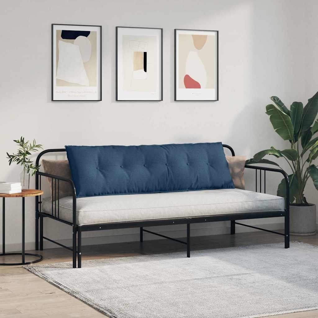 Rückenkissen Hellgrau 50 x 19 x 45 cm Stoff