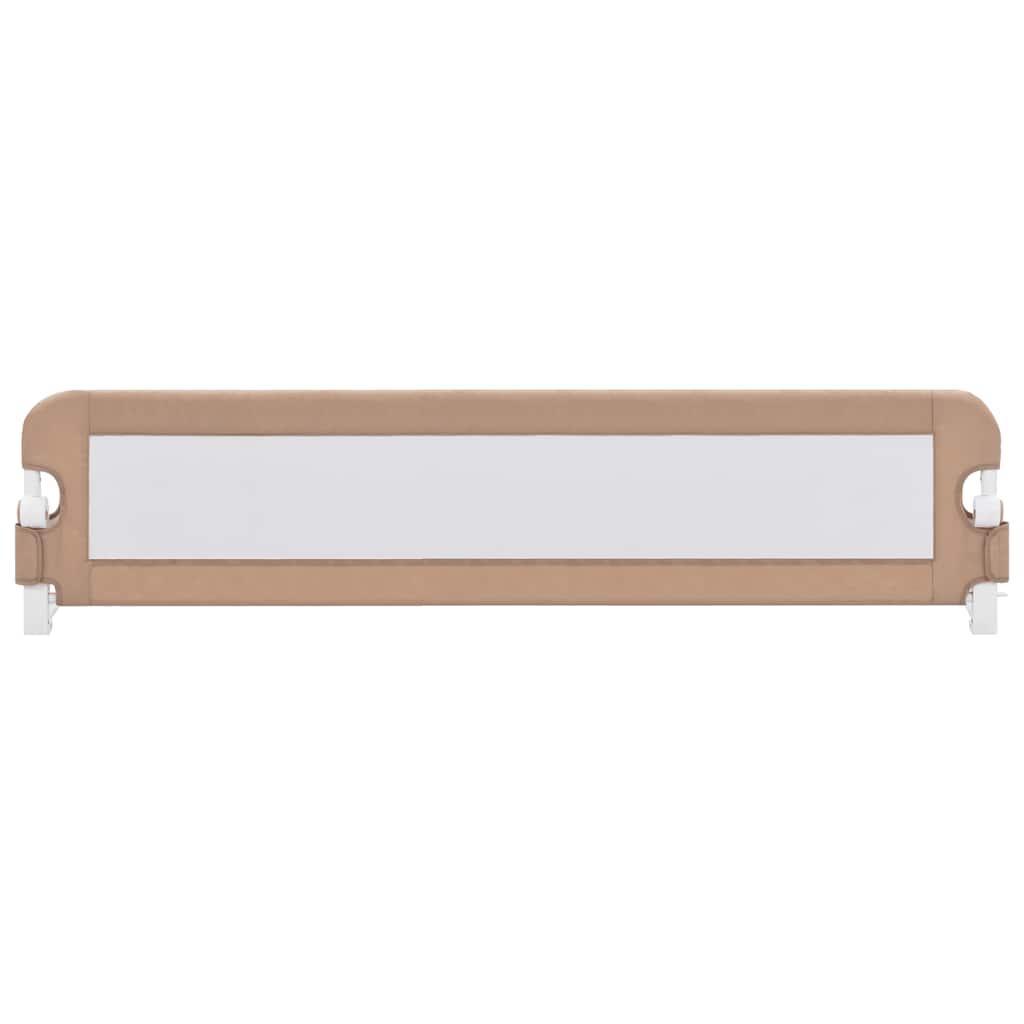 Kleinkind-Bettschutzgitter Taupe 102x42 cm Polyester