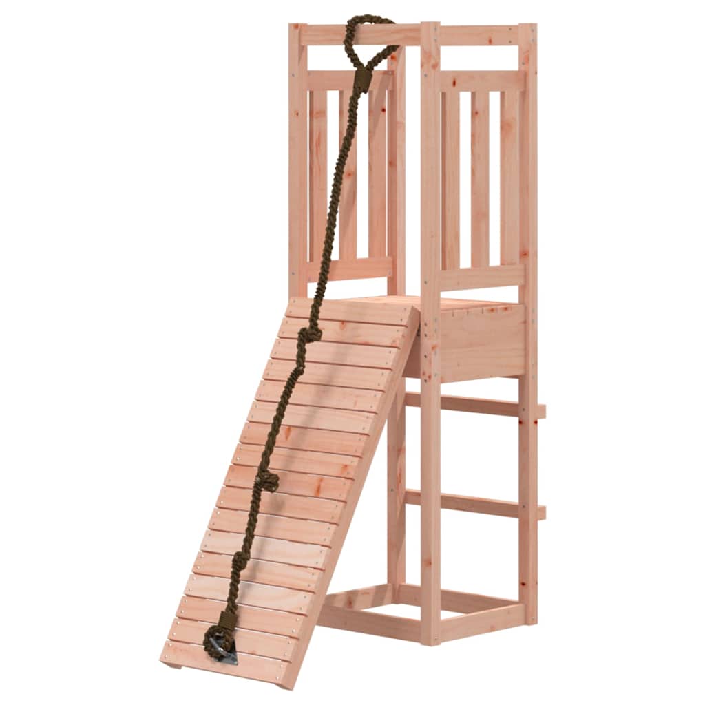 Spielturm mit Kletterwand Massivholz Kiefer