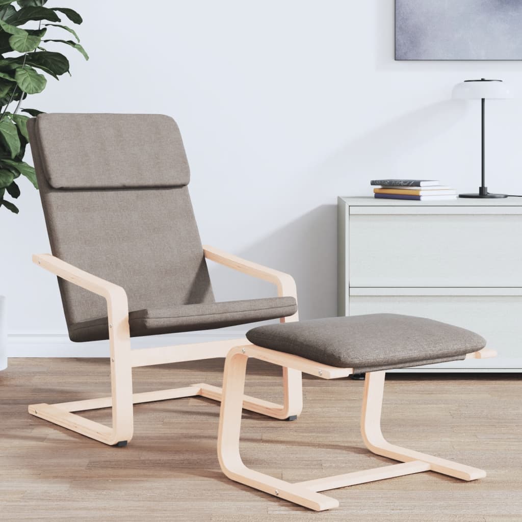 Relaxsessel Creme Stoff