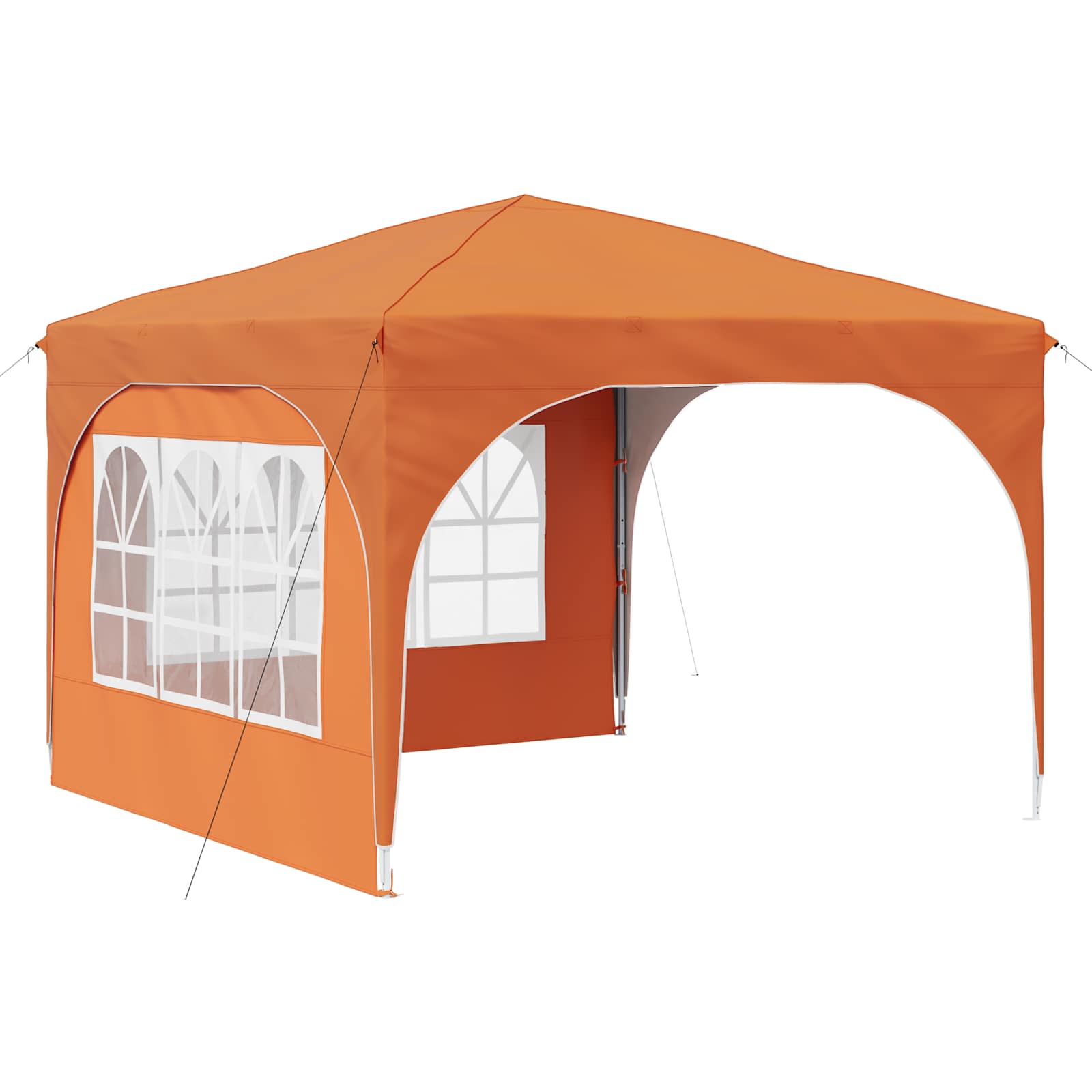 Pop-up Partyzelt 290 x 290 x 245 cm Creme