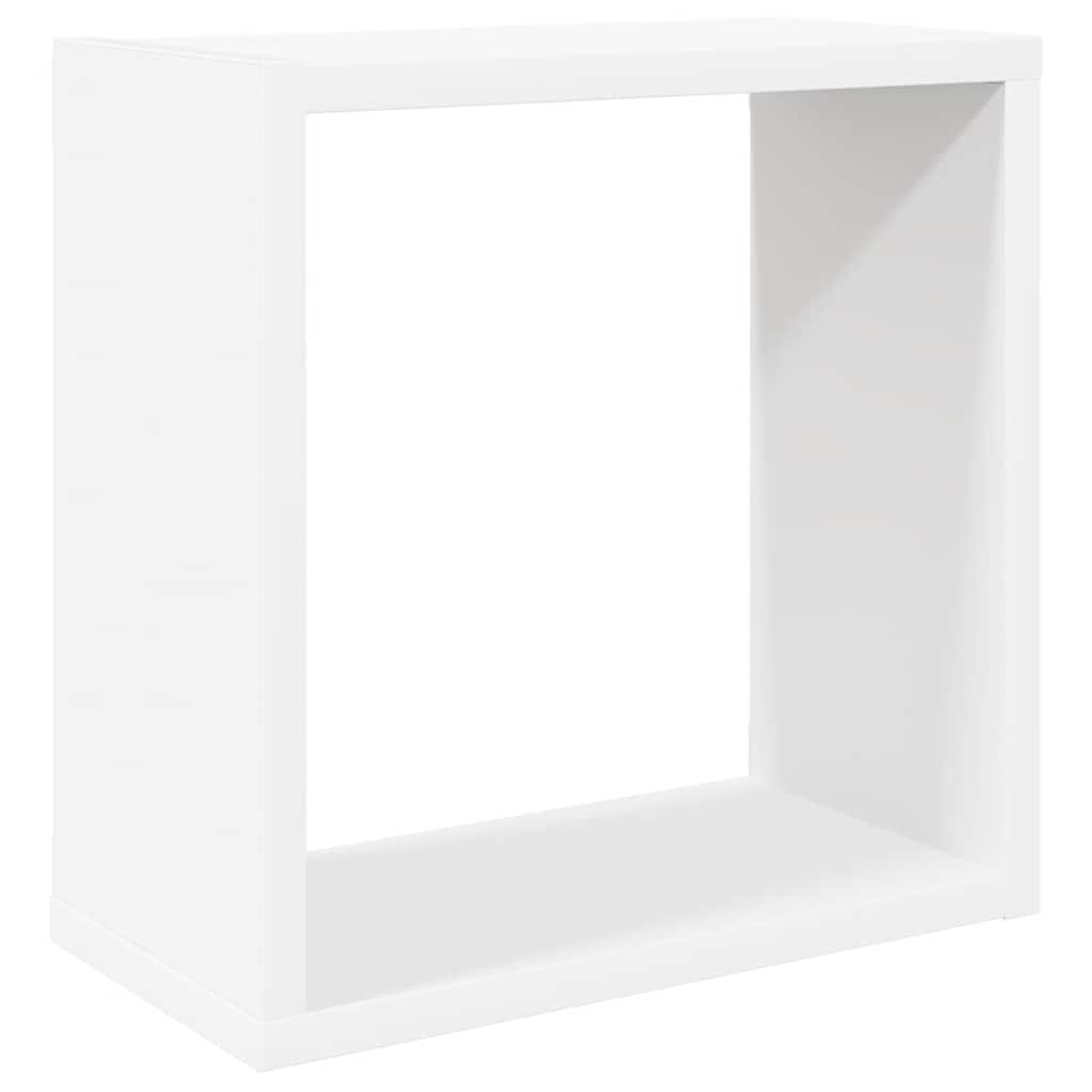 Würfelregale 2 Stk. Weiß 30x15x30 cm